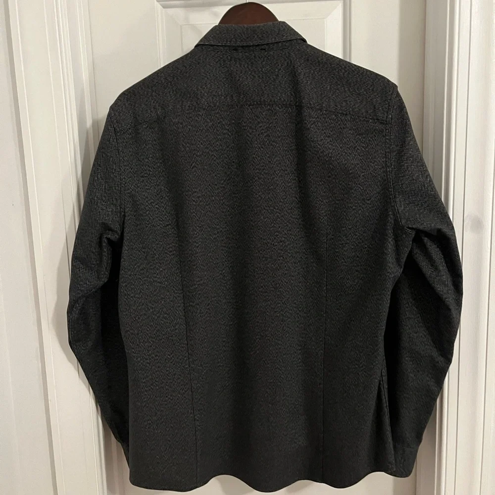 Banana Republic Slim Fit Denim Overshirt‎ Charcoal
